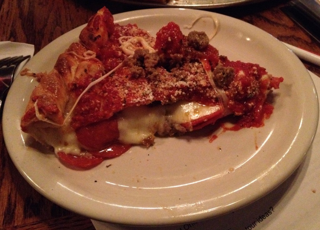 Yellow Brick Tristanos Deep Dish Pizza