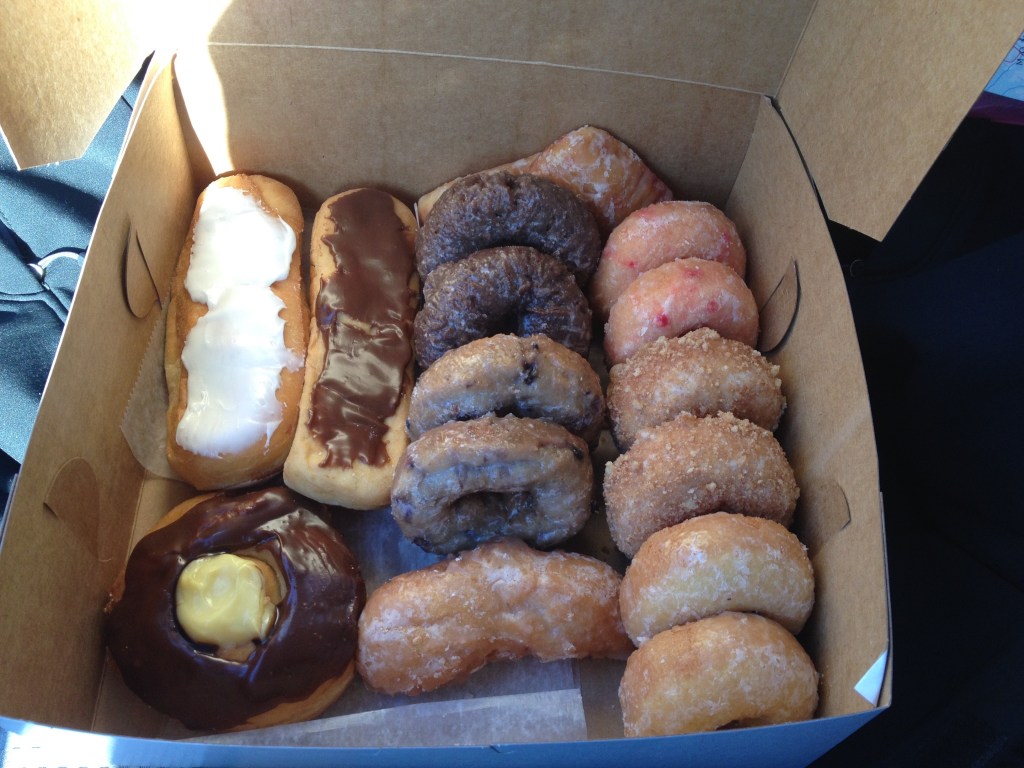 box of donuts 