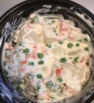 potato, carrot and pea&nbsp;salad