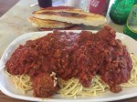 spaghetti and meatballs at Lois&nbsp;Mann’s