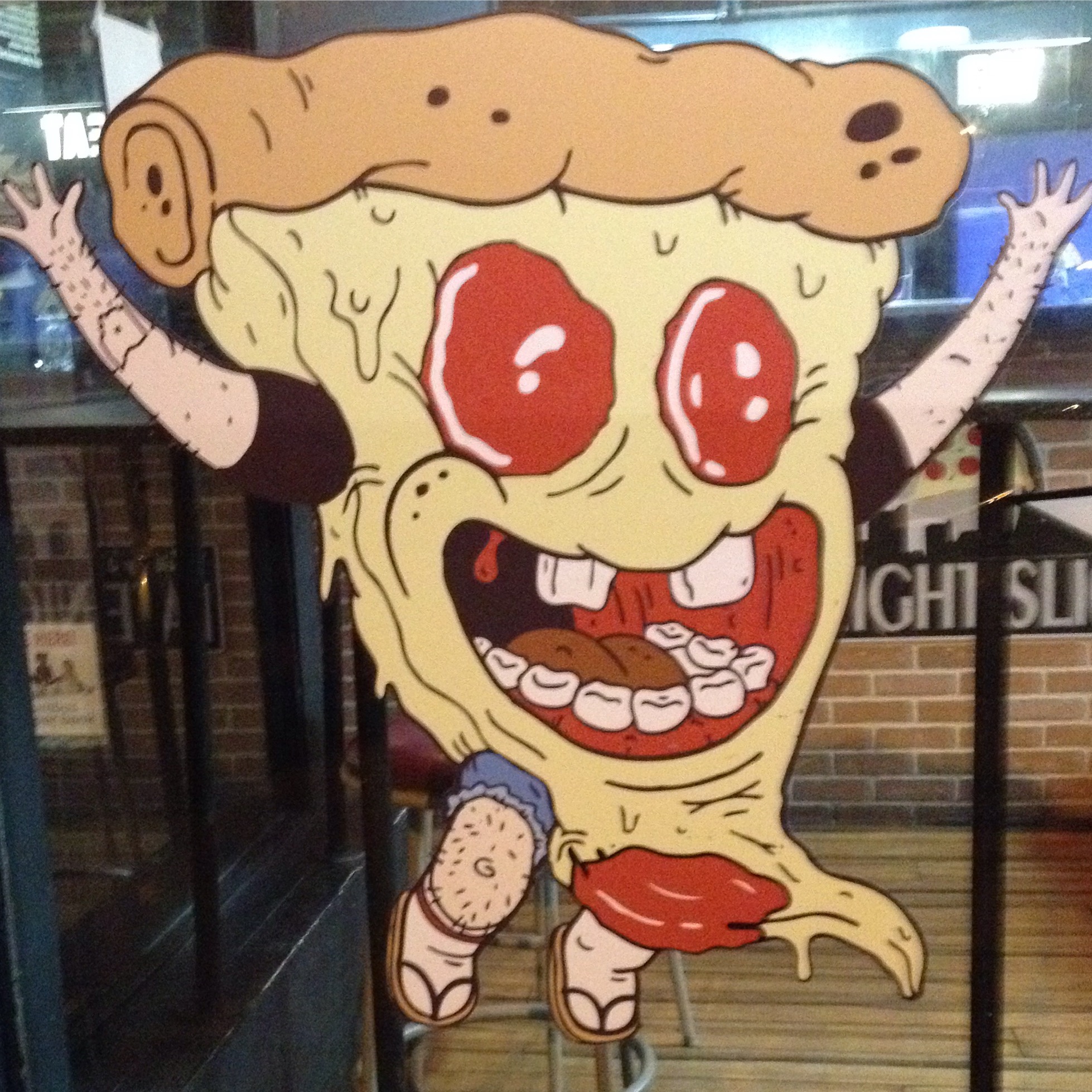 Late Night Slice Pizza Face