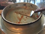 Empty pan for Chicago Pizza Two&nbsp;Cities